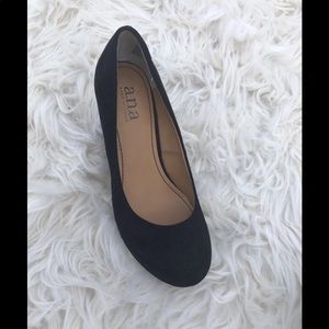 a.n.a Shoes - Black Wedge Shoes a.n.a Shoes - Black Wedge Shoes